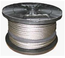 Drahtseil Ø 2mm, PVC 5/2, 6x7 +1 FE Mindestbruchkraft 210kg, Rolle à 100m - Draht, Draht in Ringen
