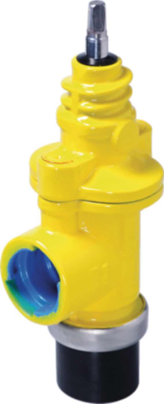 PE-Einschweiss-Eckventile HAWLE ZAK 3124