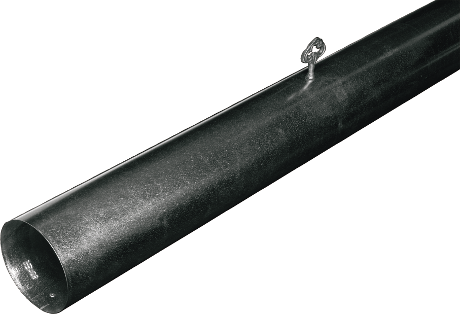 Schlüsselrohre schwarz 135/1000mm 851 - Ofenrohre und Zubehör