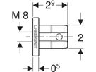 GIS-Pro Stützelement für Eckverbinder 461.702.00.1 - Geberit-GIS
