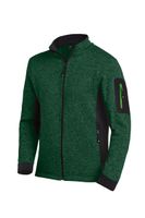 FHB CHRISTOPH Strick-Fleece-Jacke grün-schwarz Gr. S - Textilien