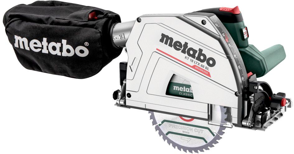 Akku-Tauchkreissäge KT 18 LTX 66 BL 18V, solo, MetaBox - Metabo Elektrowerkzeuge