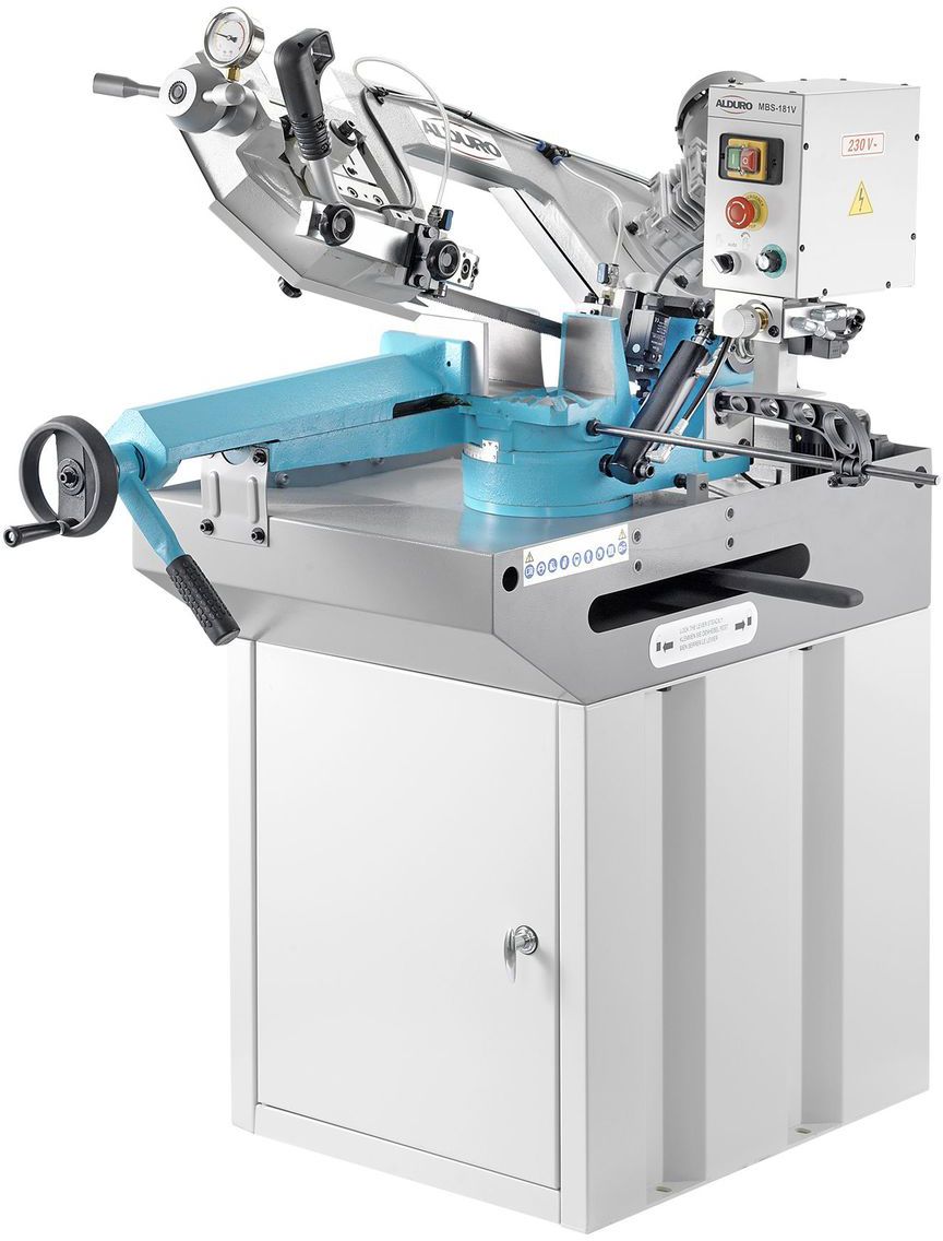 ALDURO Metallbandsäge MBS-181 400 V , Bi-Metall.Sägeband 2080x20x0.9mm - Sägen