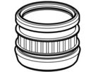Dehnmuffe d 63mm 306.002.14.1 - Geberit-PE-Silent-Formstücke