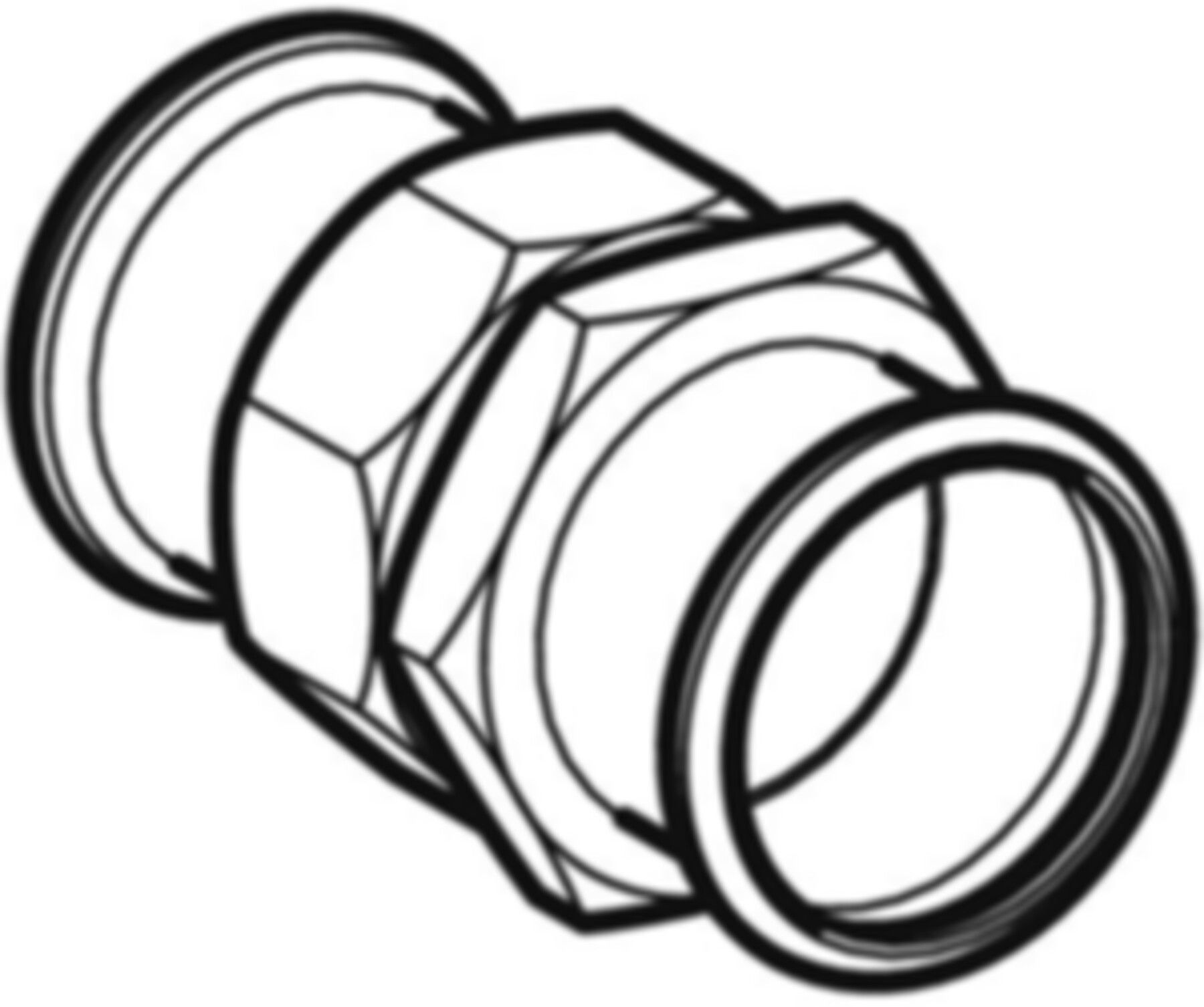 Verschraubung lösbar 42mm 25325 - Mapress-Heizungs-Formstücke