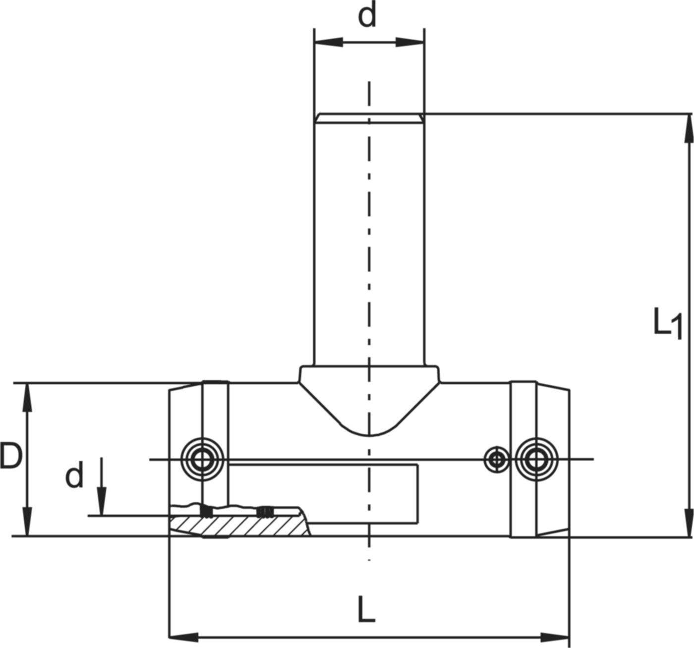 T-Stück (Karton à 10 Stk.) d 63mm 615 722 - Frialen Elektroschweissfittinge