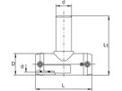 T-Stück (Karton à 10 Stk.) d 63mm 615 722 - Frialen Elektroschweissfittinge