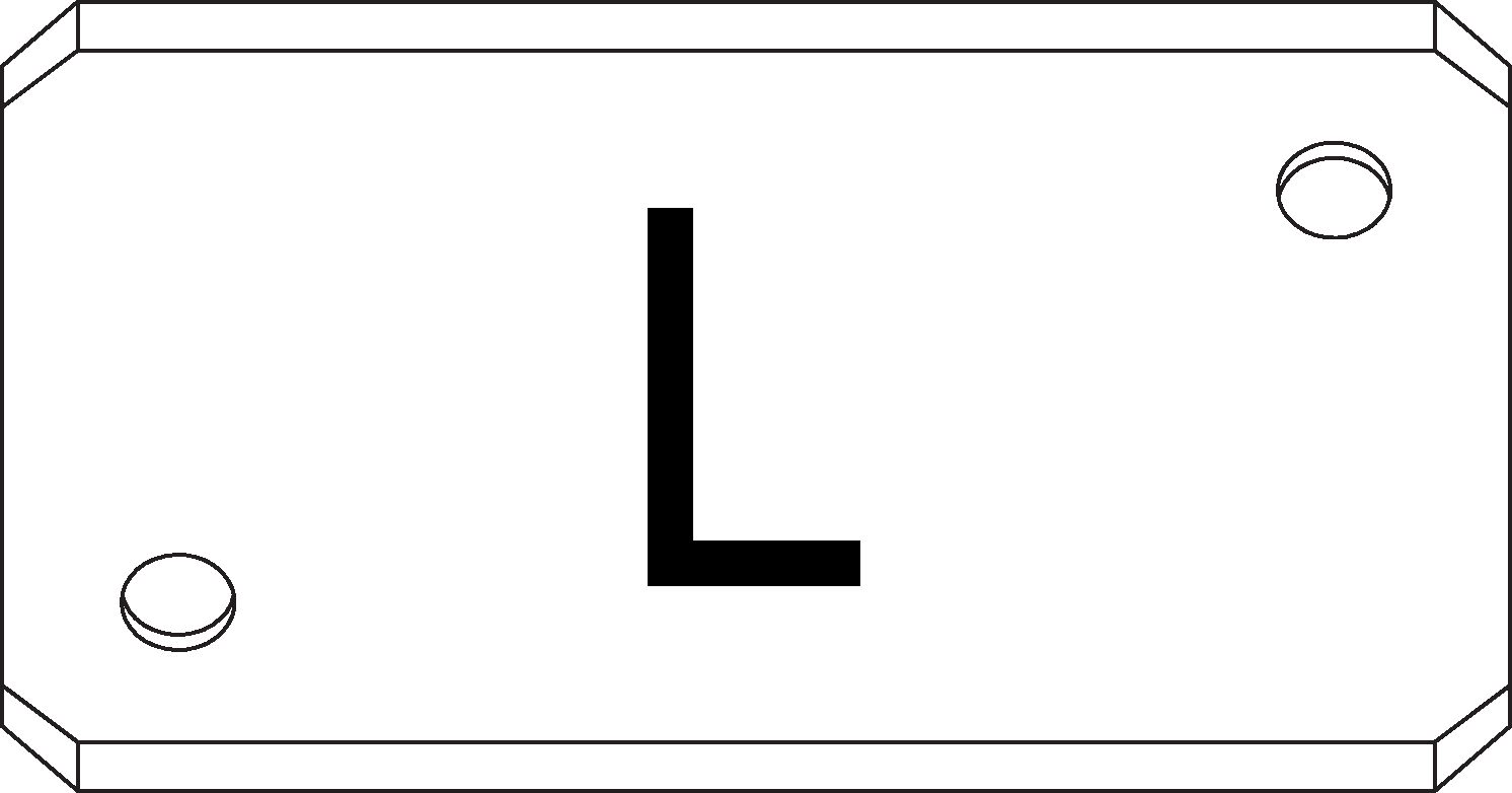 Auflagebleche breite Ausführung L Ø 33.7 mm L 100 mm 126875 - INOXTECH-Handlauf-/Geländer-System