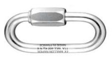 Rapidkettenglieder, INOX A4 Ø 6mm, Öffnung= 7.5mm, 650kg - Ketten und Zubehör