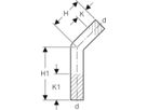 Rohrbogen 45° 28mm 30875 - Mapress-Sanitär-Presssystem-Formstücke