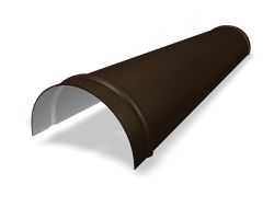 PREFA Grat- und Firstreiter glatt, 11 P.10 Nussbraun 110346 - PREFA Dachsysteme