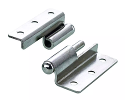 Hettich Möbelband Rechts, vernickelt, gekröpft, 50 x 38mm, à 2 Stk - Diverse Möbelbeschläge und Zubehör