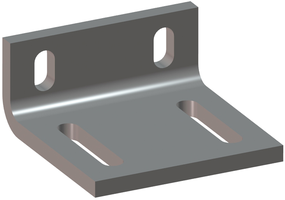 Befestigungswinkel klein vzb 118x55x120 mm vzb - INOXTECH-Handlauf-/Geländer-System