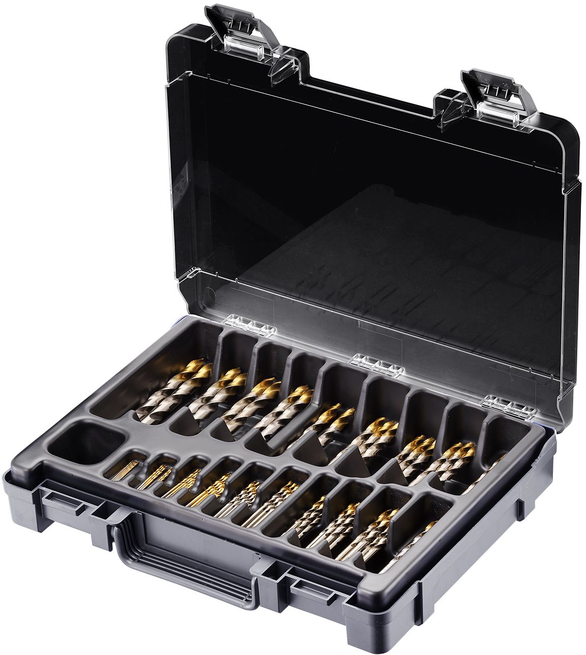 FORTEC Spiralbohrersatz, 70-tlg. HSSE-Co5 DIN338, Typ UNI - Bohren