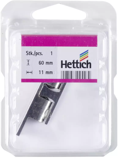 Hettich Kugelschnäpper vernickelt, 60 x 11 x 11mm - Diverse Möbelbeschläge und Zubehör