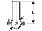 Pluvia Rohrschelle d 63mm 364.861.00.1 - Geberit-Dachentwässerung