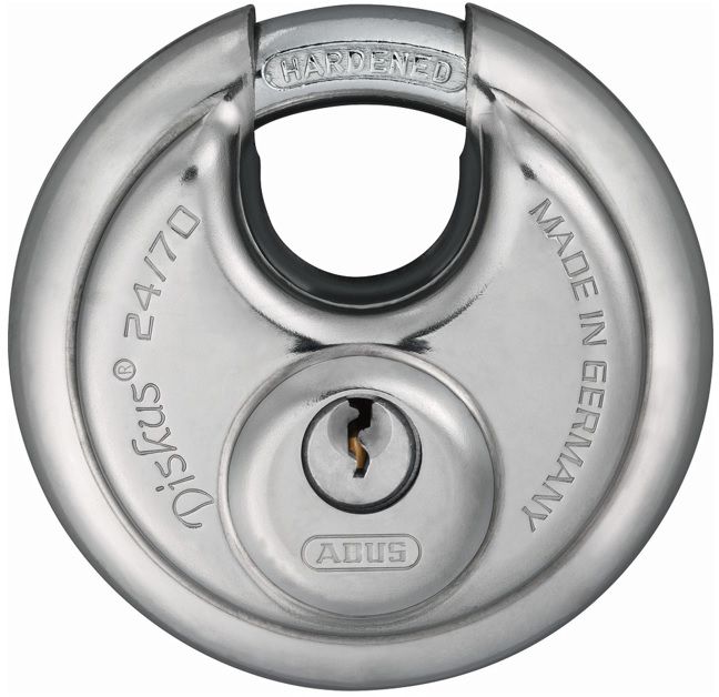 ABUS Diskusschloss 70 mm 24/70  SB - Vorhängeschloss, Sicherheitsbeschläge