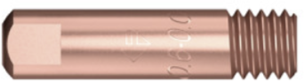 Stromdüse zu MIG/MAG-Schweissbrenner Ø 0.8mm, M6, E-Cu - Schweissen
