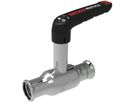 Press-Kugelhahnen lange Spindel Fullflow BF201011 DN 32 / 35mm - Ballofix/Broen-Armaturen