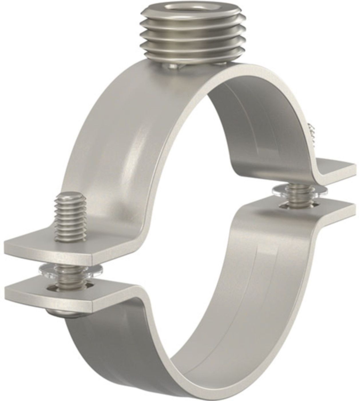 RS Inox BSF ohne Gummi,ohne Mf. 1/2"/M10 151.5 - 159.5 mm 51869 - Flamco-Rohrschellen INOX
