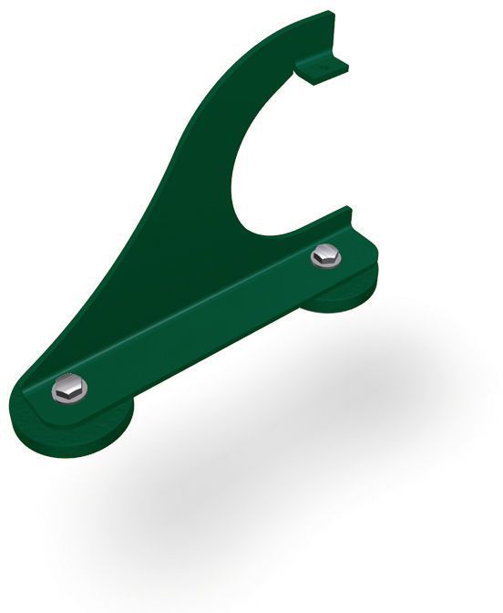 PREFA Gebirgsschneefangstütze 06 P.10 Moosgrün, VE 2 Stk. - PREFA Dachsysteme