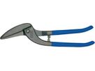 ERDI Durchlaufschere "Pelikan" links Edelstahl D218, L= 300mm, blau - Spenglerwerkzeuge