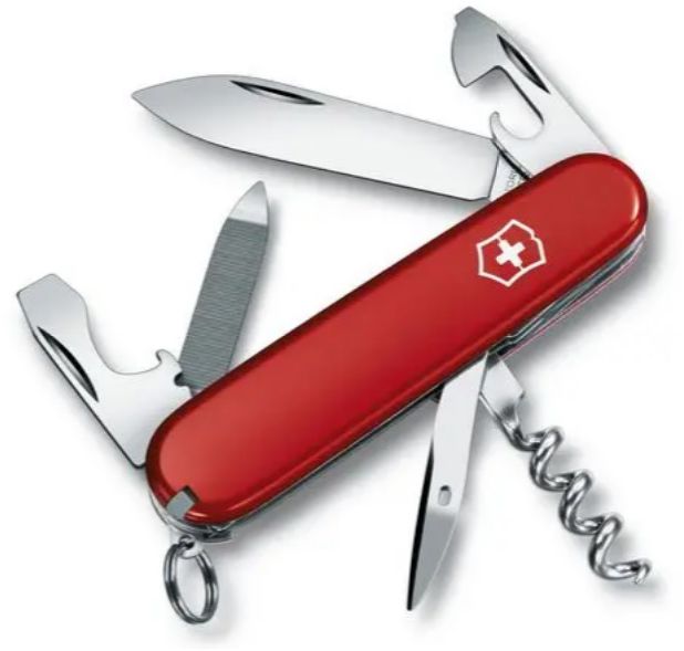 VICTORINOX Sportsman 84mm, rot, Art. 0.3803 - Heften, Schneiden