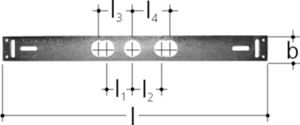 Montageschiene 35,40,45,50 mm 5741.050 - JRG Sanipex-Rohre und Formstücke