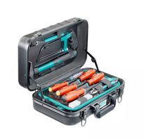 TECHNOCRAFT ABS-Werkzeugkoffer Pro Mini 109-TLG 3/8", im Kunststoffkoffer - Werkzeugkoffer,Sortimentskoffer,Behälter