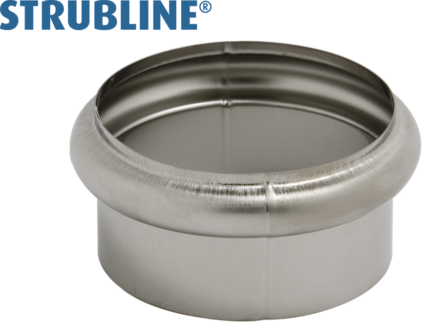 Einfachwulsten 100 mm 293 "Strubline" - Cr-Ni Spenglereihalbfabrikate