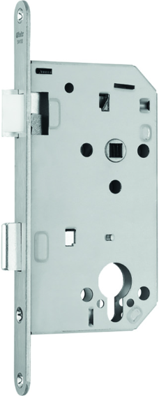 GLUTZ Einsteckschloss SWISS 1001, RZ-W 78mm 230/18/3mm, DIN links, DM 60mm - Türschlösser und Zubehör