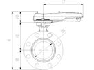 COOL-FIT Absperrklappen Typ 567 140mm beidseitig Stutzenfitting 138 567 316 - GF COOL-FIT 2.0