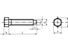 6-kt Schr mit Zapfen St 8.8 BN1363 DIN561B M8x25 - Bossard Schrauben