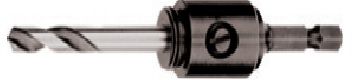 STARRETT Aufnahmeschaft mit HSS-Bohrer Typ A4E, für Ø 14-30mm, Schaft 6.35mm - Bohren