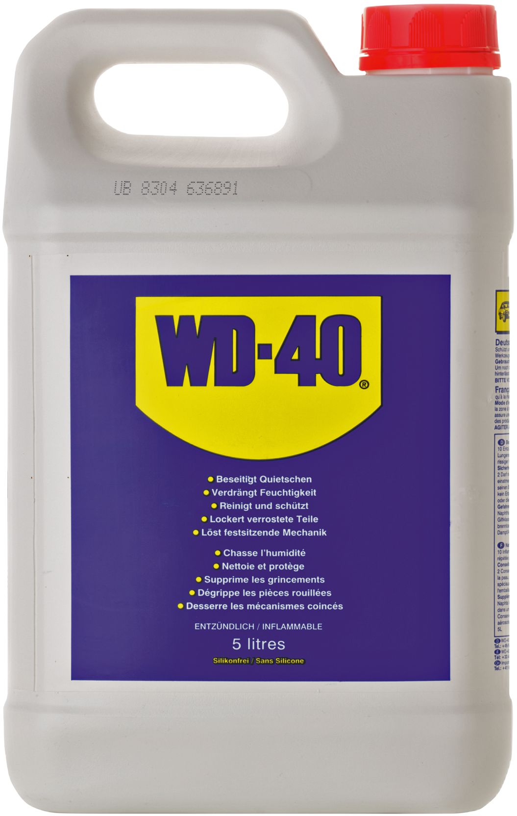 WD-40 Schmiermittel Kanister à 5L - Farben / Rostschutz