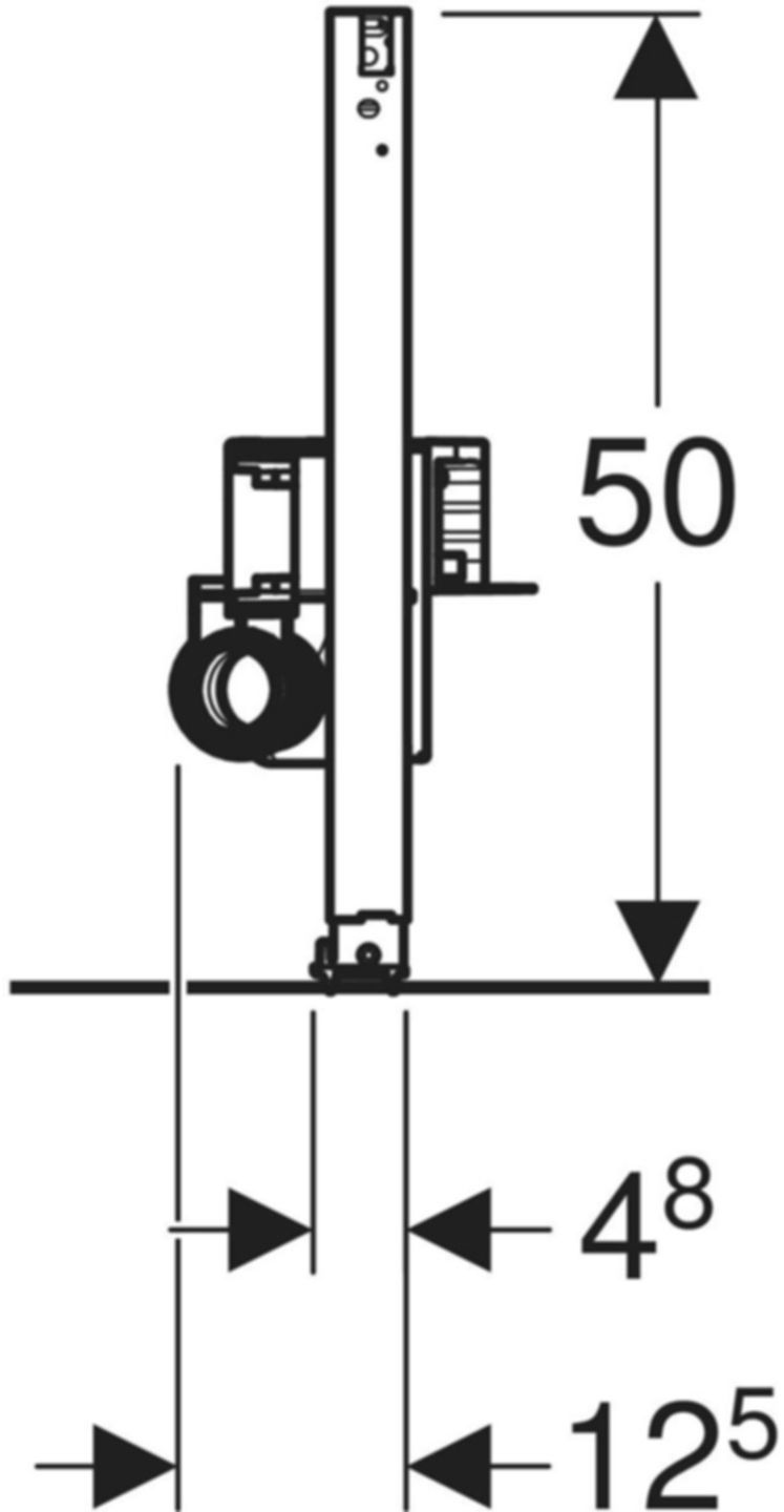 Duschelement mit Wandablauf 56mm 111.592.00.2 - Geberit-Duofix