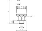 Schwimmentlüfter ES 42 HY-Vent 1/2" 242.5072.021 - Taconova