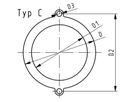 Flachdichtung z/Bundbuchsen 110 mm 748 400 314 - GF Hart PVC-U Formstücke