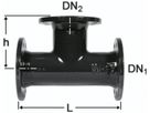 Flanschen-T PN 10 Fig. 2040 DN 250/250 - Von Roll Flanschenformstücke