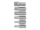 TECHNOCRAFT Bits-Set TX 5/16", 6-tlg. T25/T30/T40/T45/T50/T55, Länge 30mm - Schrauben, Mischen
