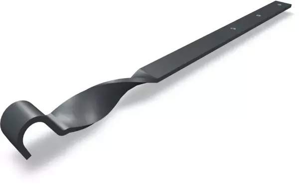 PREFA Überbügel für Aluminiumdachrinne 250-400 mm P.10 Dunkelgrau - PREFA Dachentwässerungssysteme