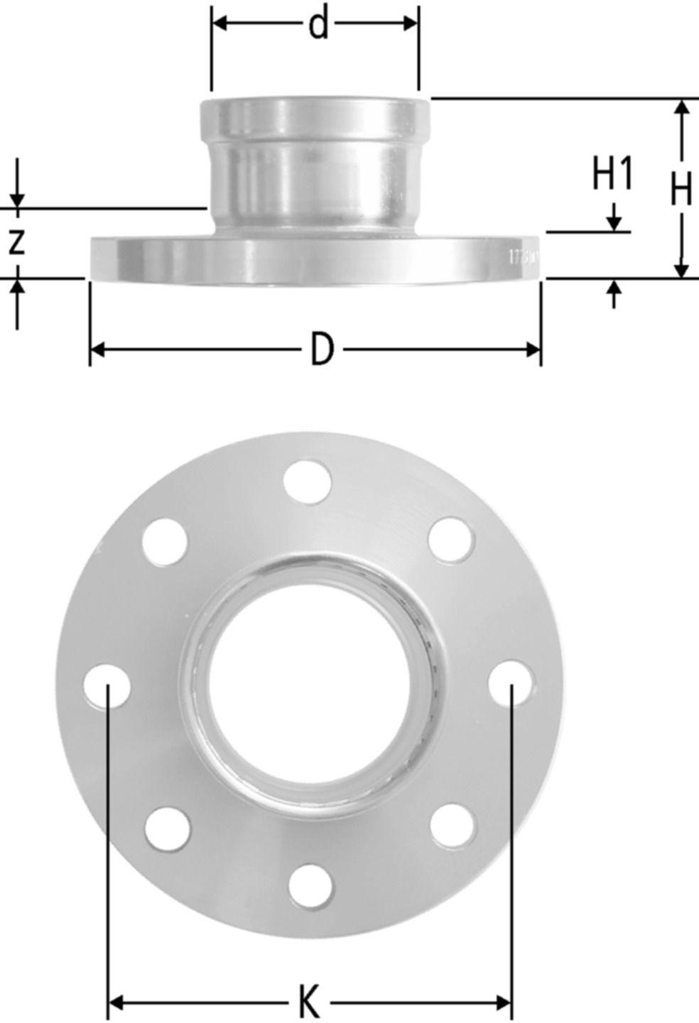 Flansche NUSSBAUM Optipress-Industry