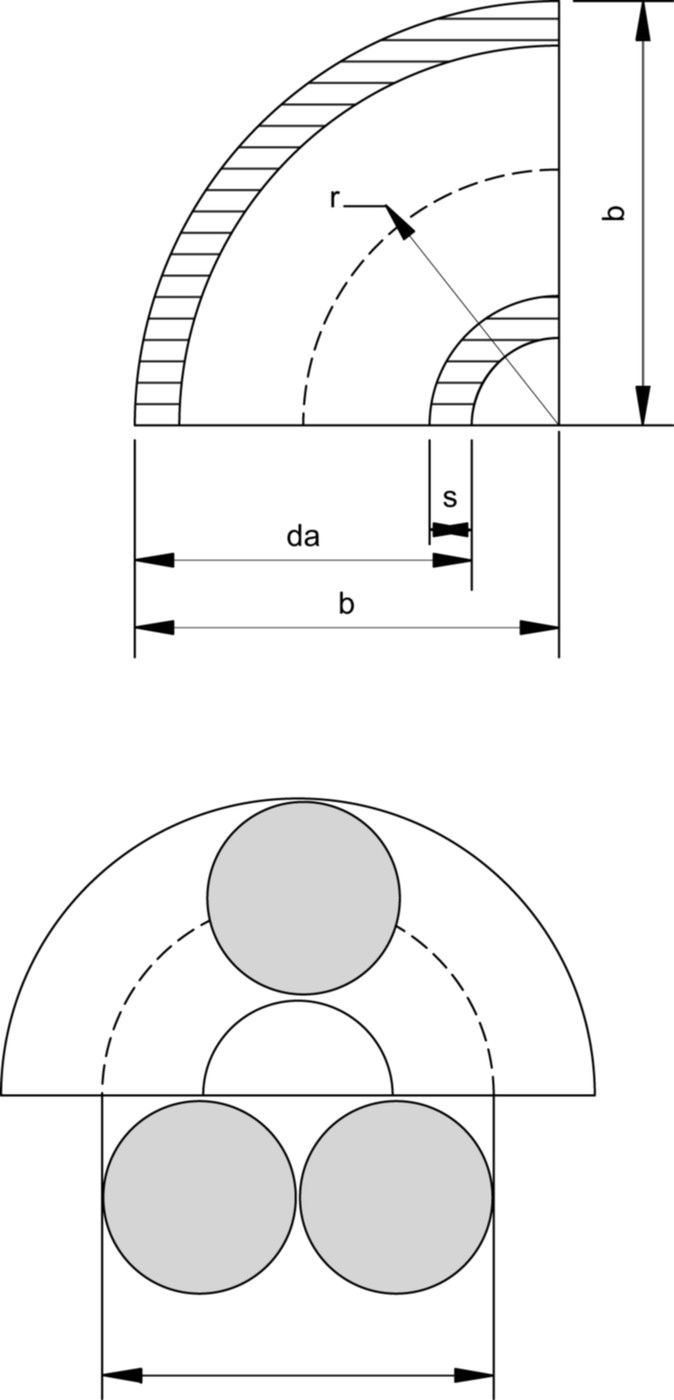 Siederohrbogen 2 D 90° 60.3 x 2.9 mm - Siederohrbogen