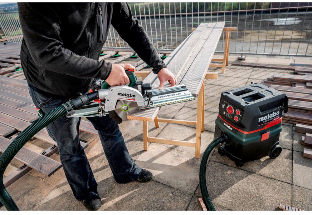 Akku-Handkreissäge KS 18 LTX 66 BL 18V, 2x 8.0 Ah , 66mm , Ø165x20mm in metaBOX - Metabo Elektrowerkzeuge