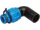 PE-Winkel-Anschweissende 90° mit 6190 ZAK-Anschluss d 50mm - Hawle Steckfittinge
