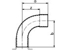 Löt-Bogen 90° 7001 12 mm 767 001 003 - GF Lötfittings