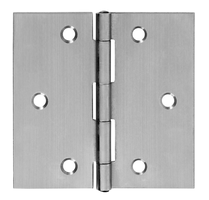 CHARMAG Scharnier breit, mit vernietetem Stift HxB=60x60mm, Inox - Scharniere, Verschlüsse und Zubehör