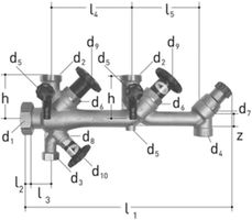 Verteilarmaturen +GF+ JRG LegioStop JRGUSIT