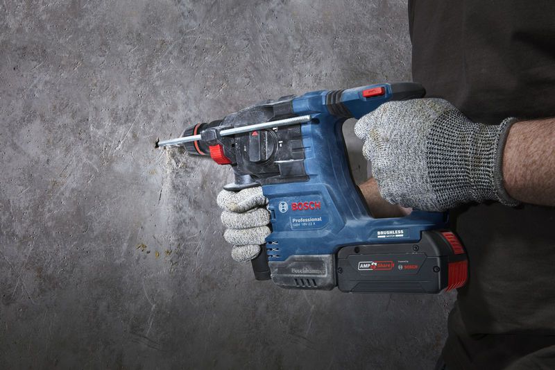 Akku-Bohrhammer GBH 18V-22 X ONECHUCK, KickBack Control, 2.0J, in L-BOXX - Bosch Elektrowerkzeuge