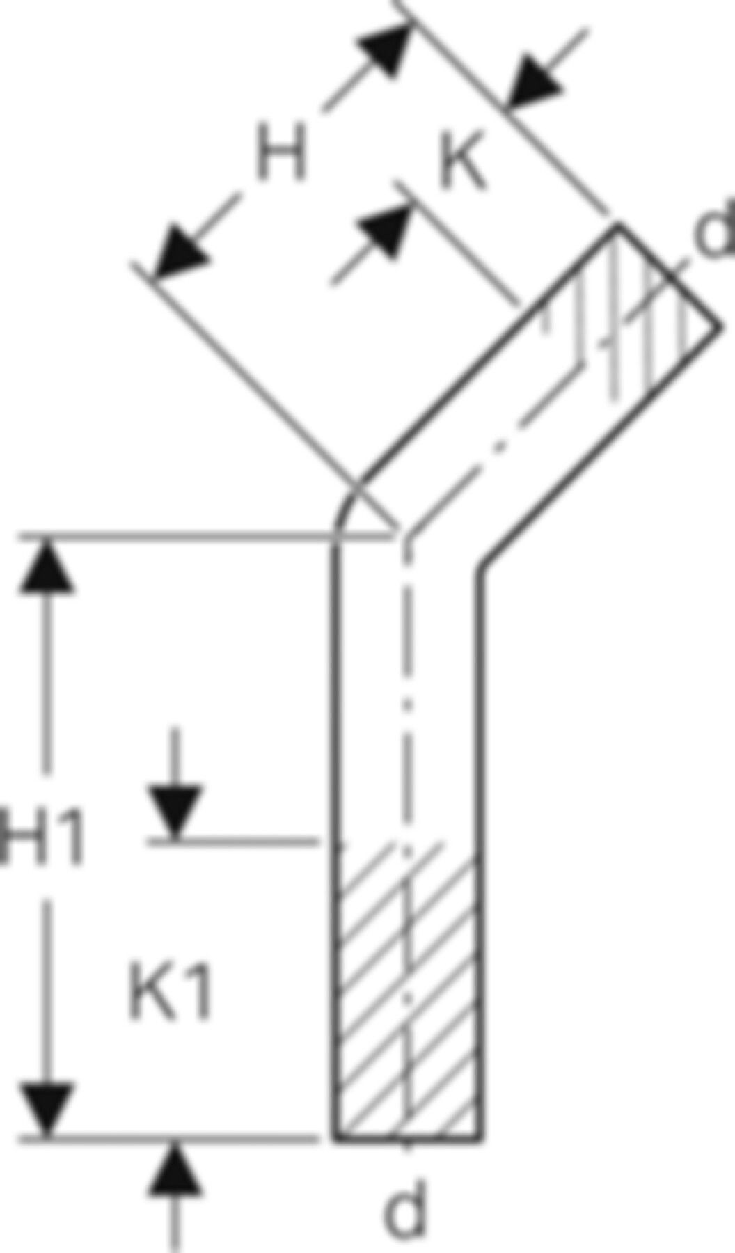 Rohrbogen 45° 28mm 30875 - Mapress-Sanitär-Presssystem-Formstücke